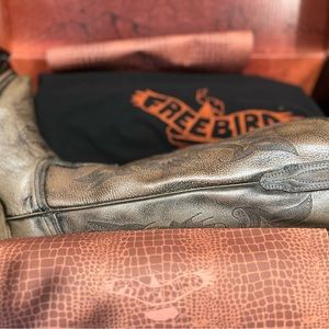 Freebird by Steven Textured Brown Heeled Boots